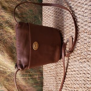Small Brown Leather Crossbody Fossil Purse
